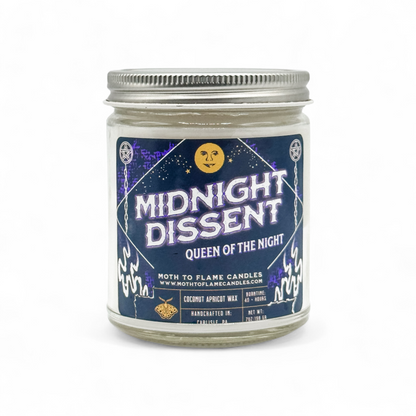Midnight Dissent – 7 oz Candle Moth to Flame Candles