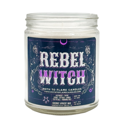 Rebel Witch – 7 oz Candle Moth to Flame Candles