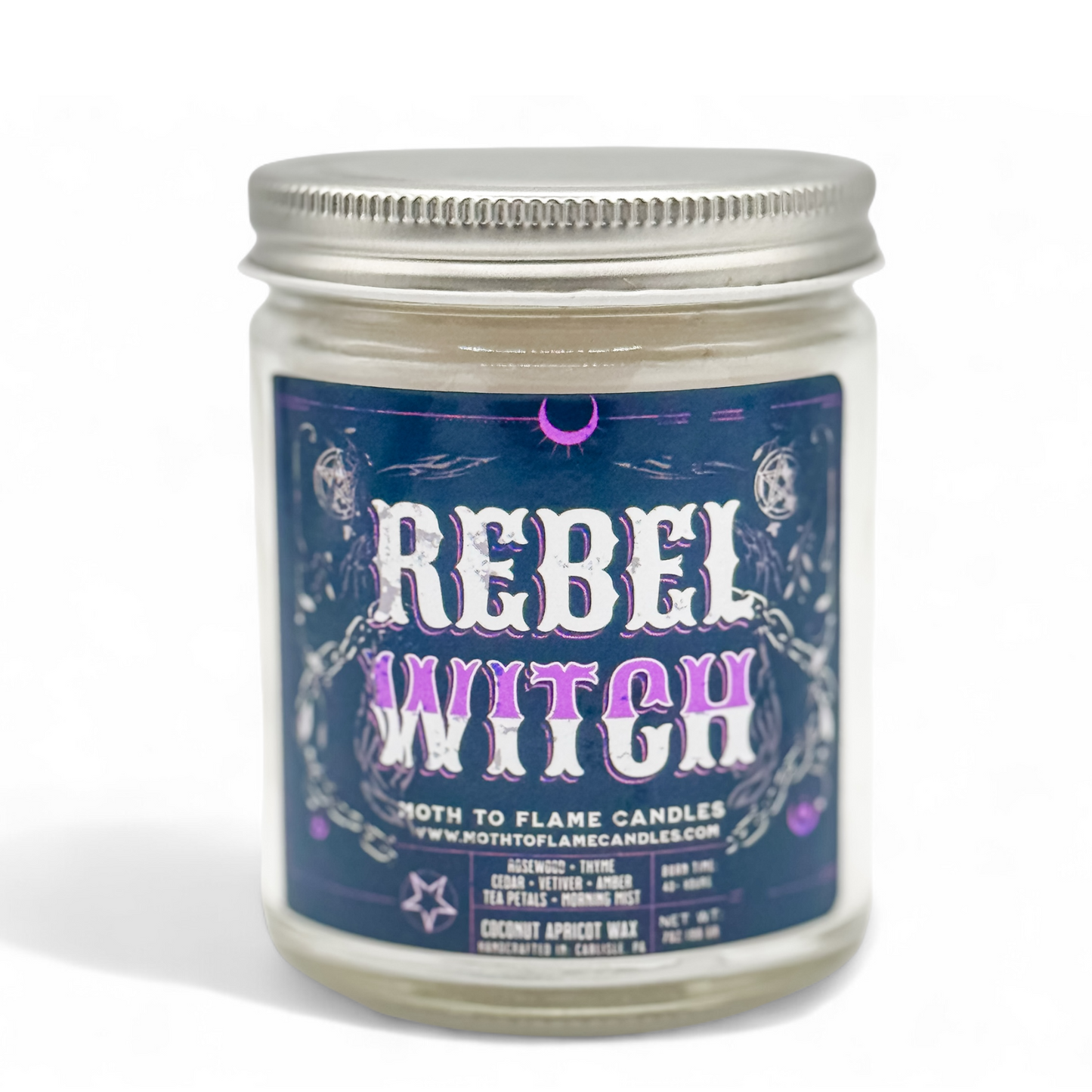 Rebel Witch – 7 oz Candle Moth to Flame Candles