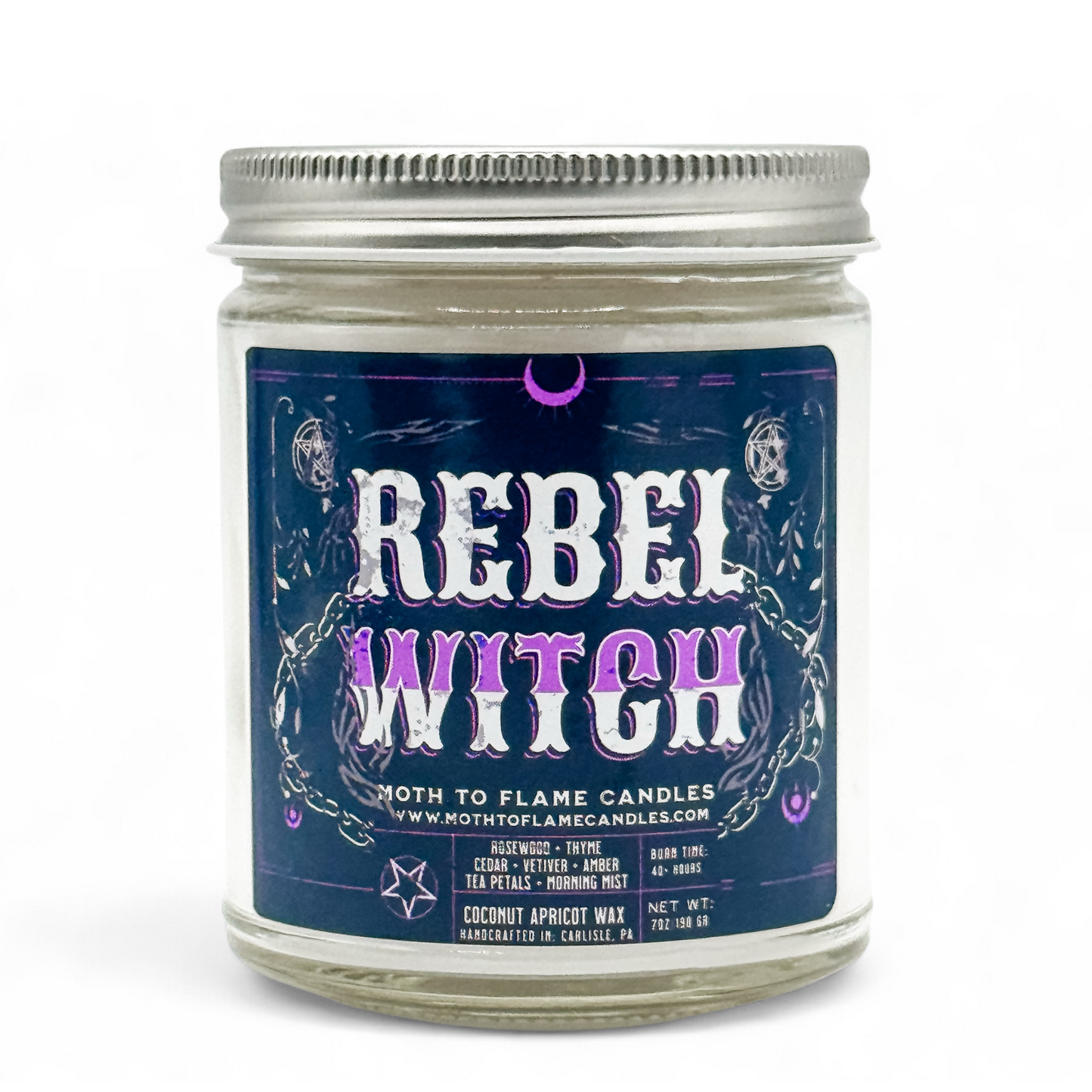 Rebel Witch – 7 oz Candle Moth to Flame Candles