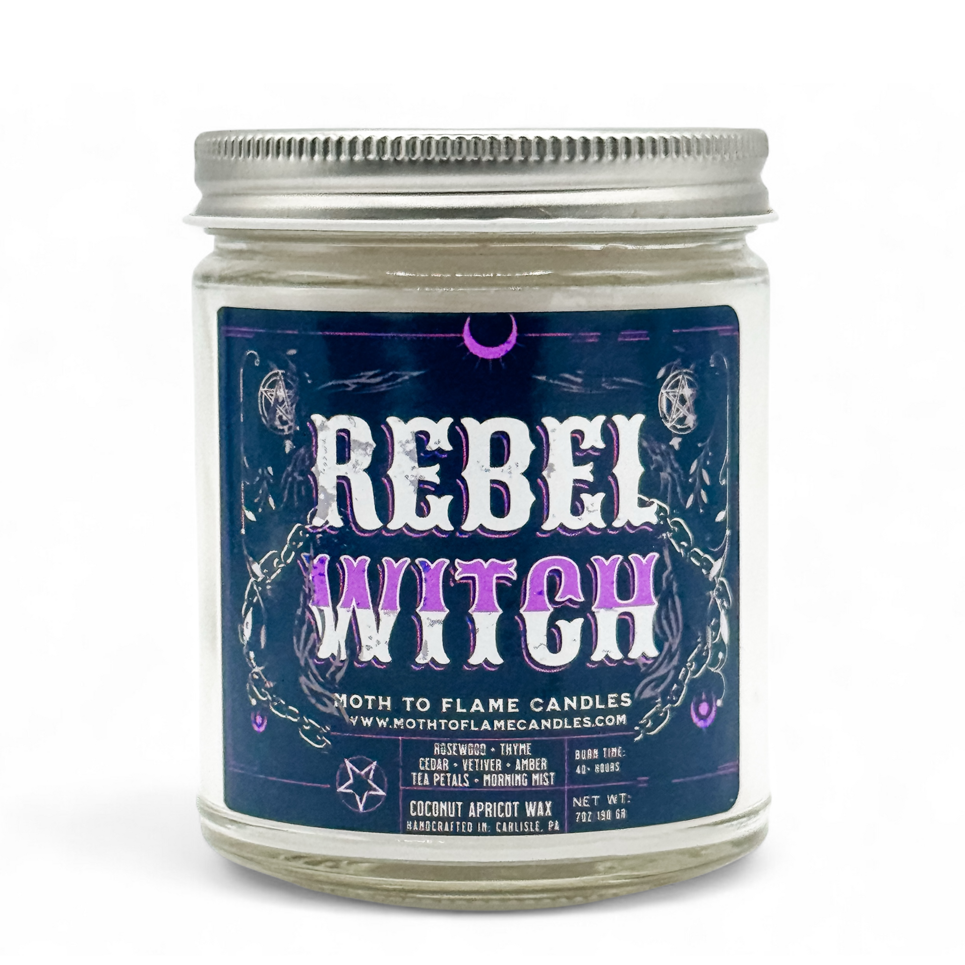 Rebel Witch – 7 oz Candle Moth to Flame Candles