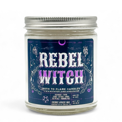 Rebel Witch – 7 oz Candle Moth to Flame Candles