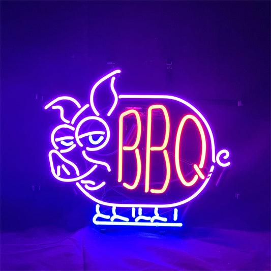 Pig BBQ Neon Light Sign Neon Signs Land