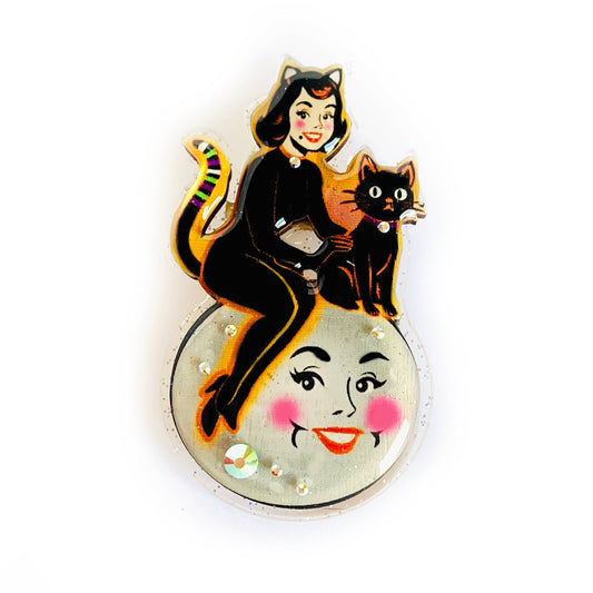 Retro Halloween Statement Brooch