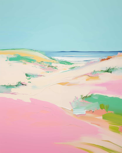 Pink Dunes - Original Painting