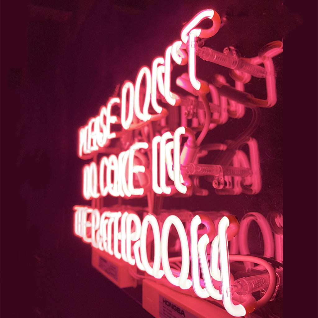 Please Don't Do Coke in The Bathroom Neon Signs Neon Signs Land
