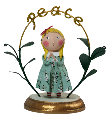 Praying for Peace Christmas Figurine by Lori Mitchell *NEW for 2025* Quirks!