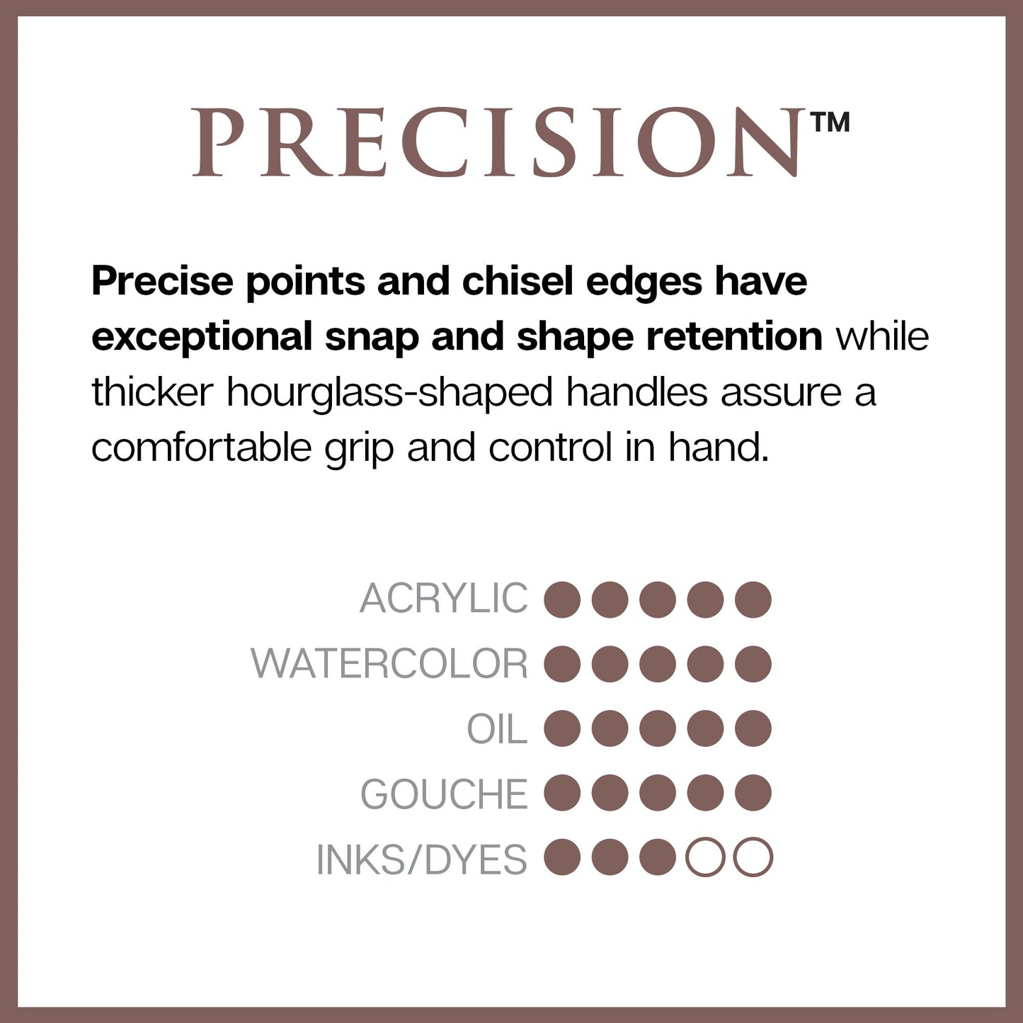 Precision™ Brushes 8 pc