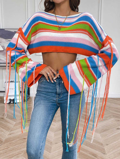 Rainbow Crop Top