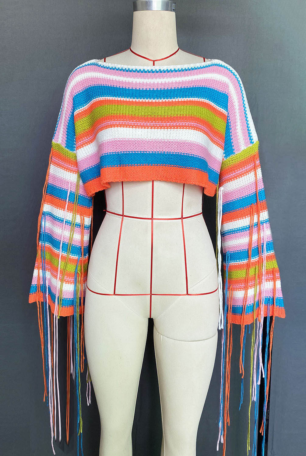Rainbow Crop Top