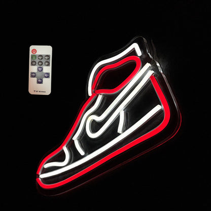 Red Sneaker LED Neon Light Neon Signs Land