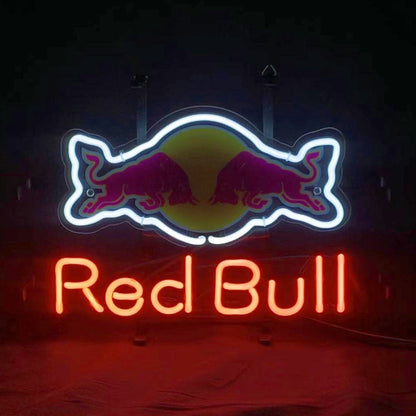 Red Bull Sport Drink Neon Signs Light Neon Signs Land