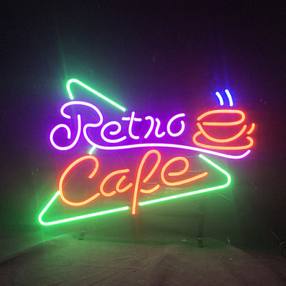 Retro Cafe Neon Light Sign Neon Signs Land
