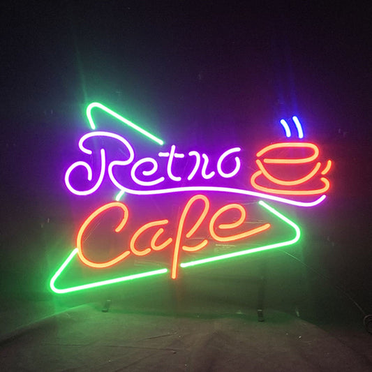Retro Cafe Neon Light Sign Neon Signs Land