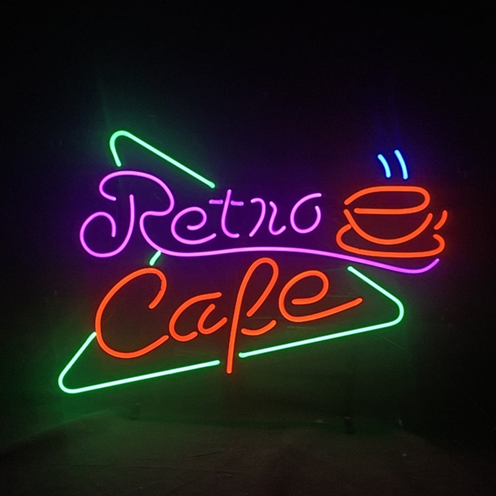 Retro Cafe Neon Light Sign Neon Signs Land
