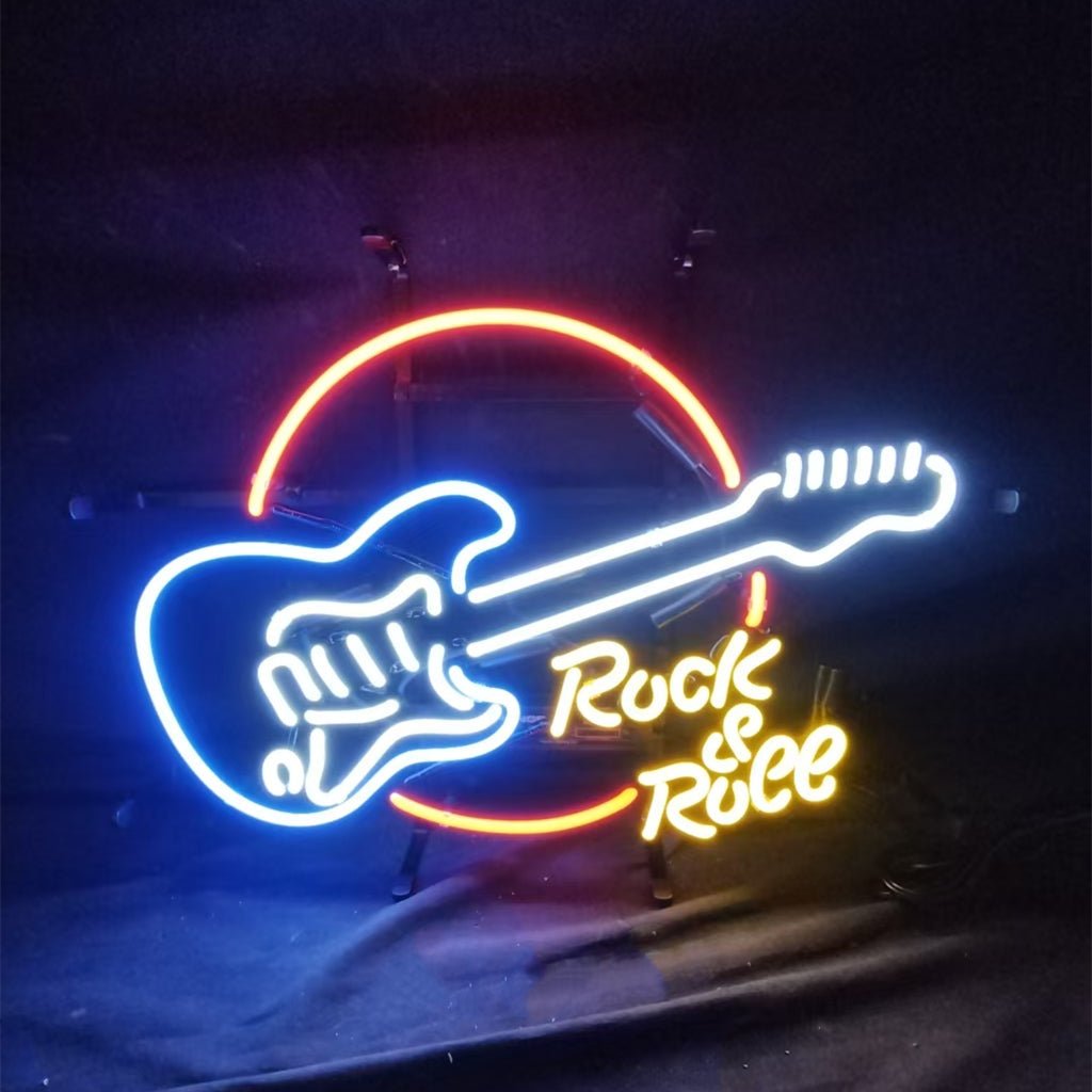 Rock&Roll Guitar Neon Signs Neon Signs Land