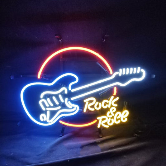 Rock&Roll Guitar Neon Signs Neon Signs Land