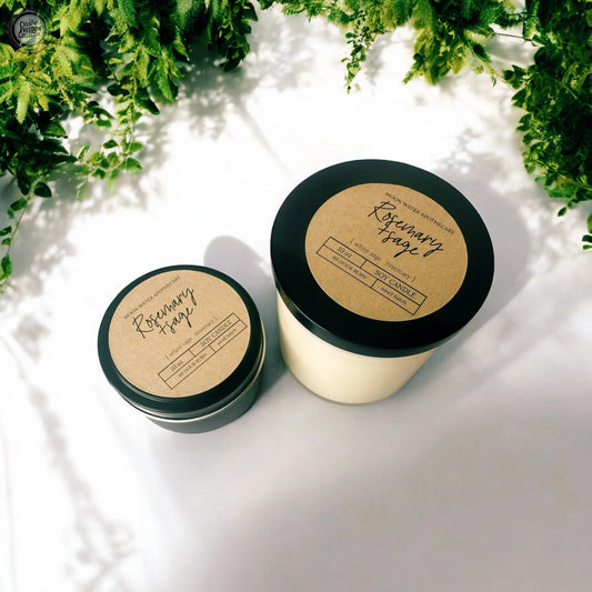 Rosemary + Sage - CANDLE Moon Water Apothecary