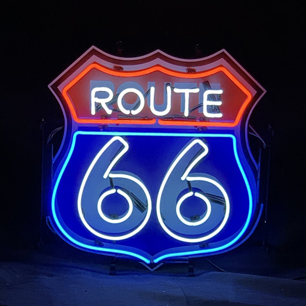 Route 66 Mother Road Neon Signs Light Neon Signs Land