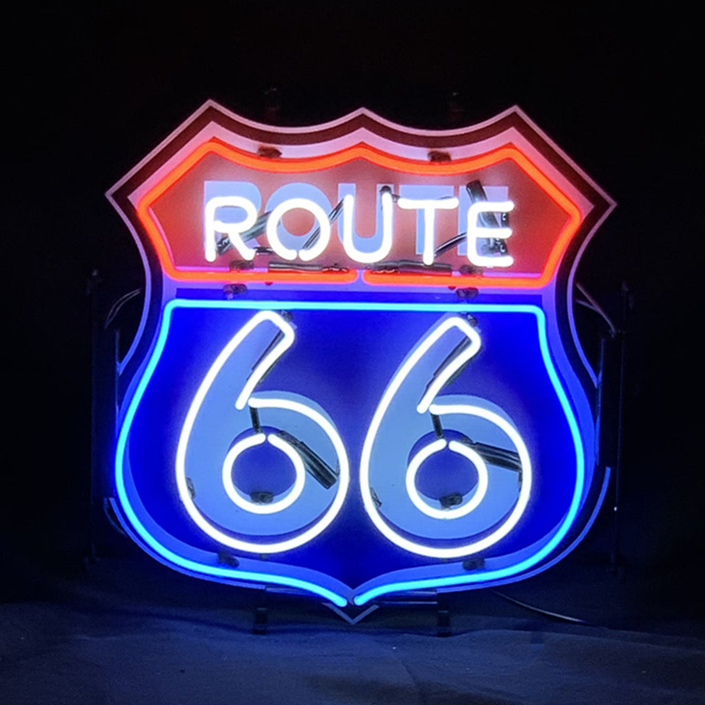 Route 66 Mother Road Neon Signs Light Neon Signs Land