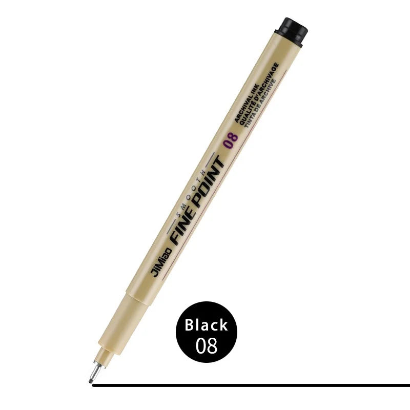 Line Drawing Pen Art Pigment Ink Drawing Waterproof Art Architecture School Supplies Paint Brushes Pinceles Painting Supplies Creative Freedom Collective