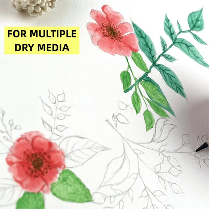 A4 30 Pages Paper Watercolor Book Hand-painted painting Book Fine Lines Water-Solube Color Art Supplies Creative Freedom Collective