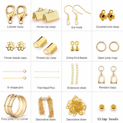 Jewelry Making Supplies Kit with Jewelry Making Tools Earring Charms Jewelry Wires Jewelry Findings Jewelry Making and Repair Creative Freedom Collective