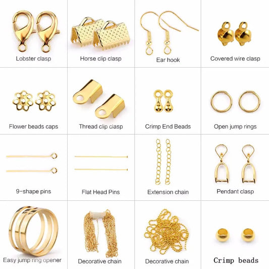Jewelry Making Supplies Kit with Jewelry Making Tools Earring Charms Jewelry Wires Jewelry Findings Jewelry Making and Repair Creative Freedom Collective