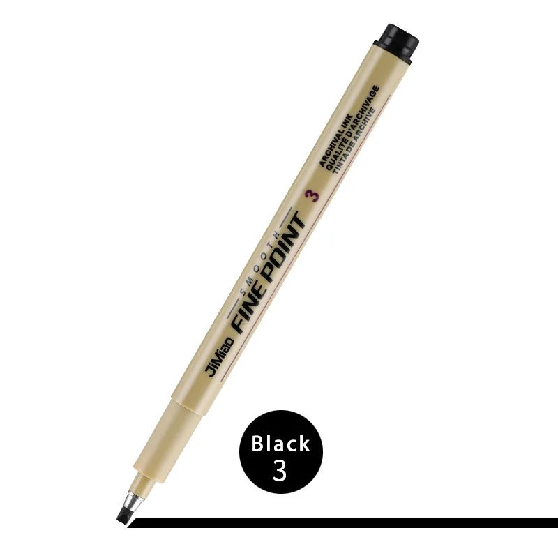 Line Drawing Pen Art Pigment Ink Drawing Waterproof Art Architecture School Supplies Paint Brushes Pinceles Painting Supplies Creative Freedom Collective