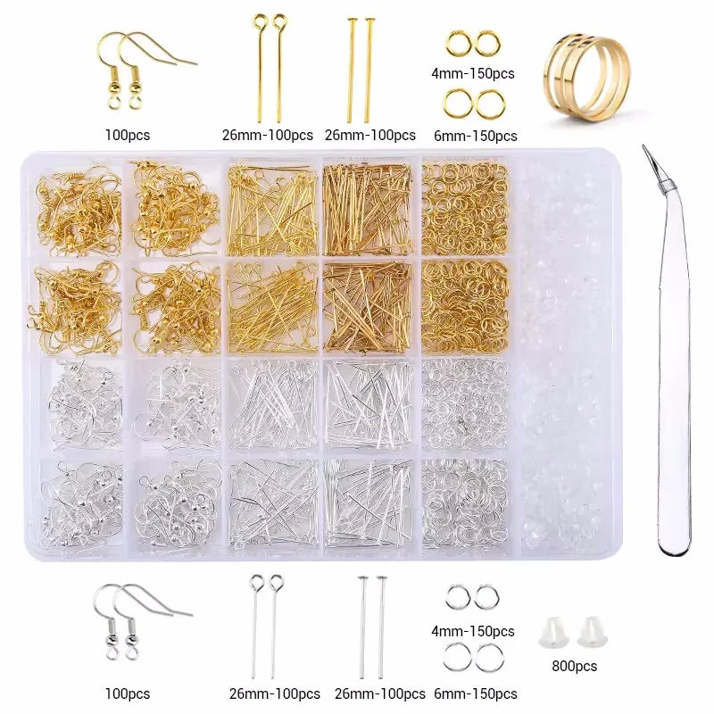 Jewelry Making Supplies Kit with Jewelry Making Tools Earring Charms Jewelry Wires Jewelry Findings Jewelry Making and Repair Creative Freedom Collective