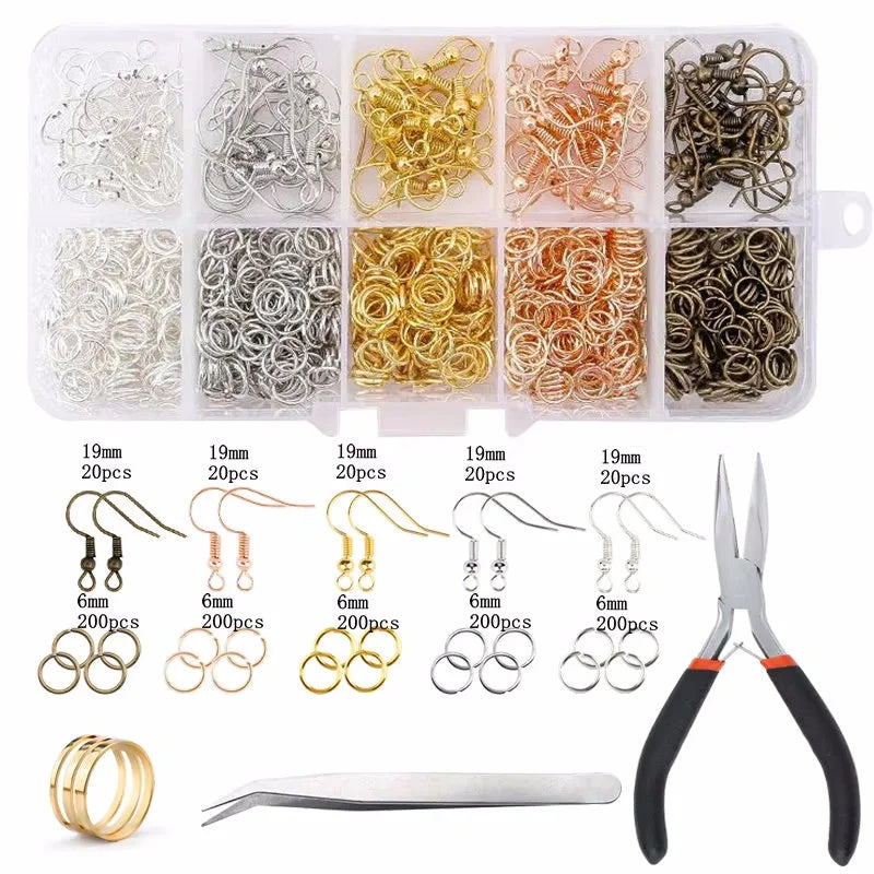 Jewelry Making Supplies Kit with Jewelry Making Tools Earring Charms Jewelry Wires Jewelry Findings Jewelry Making and Repair Creative Freedom Collective