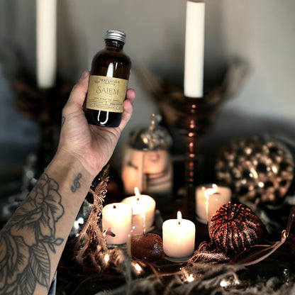 SALEM - REED DIFFUSER, REED DIFFUSER -- Vetiver, Clove, Patchouli & Cinnamon