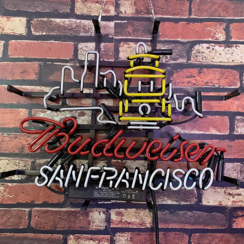 San Francisco City Syline Budweiser Neon Signs Neon Signs Land