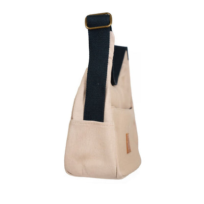 Crossbody Crescent Bag - Canvas Shoulder Bag for Women