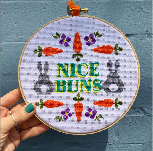 Nice Buns Counted Cross Stitch DIY KIT