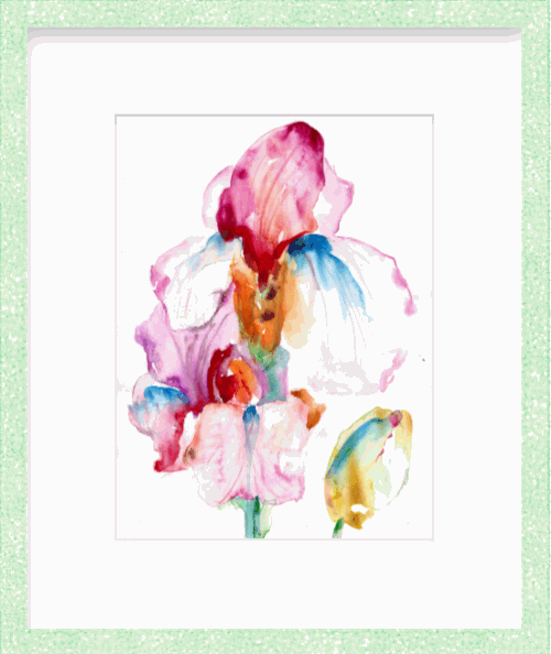 Unicorn Iris Original Painting