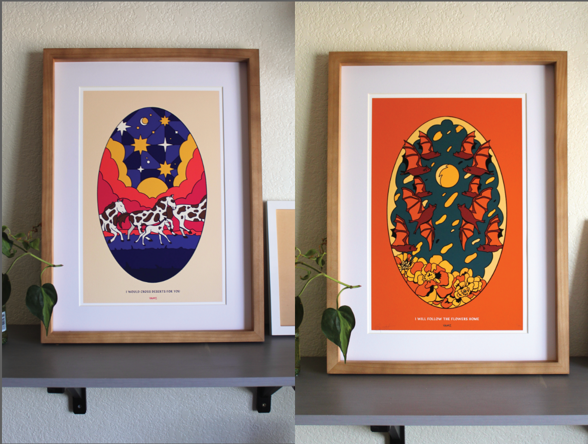 YAMZ World • Desert Horses | "Migration is Beautiful" Series | Limited Edition Art Print