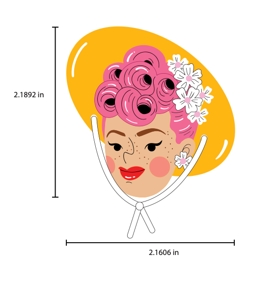 Elizabeth Brooch by Marla VonDuta x Lipstick & Chrome Quirks!