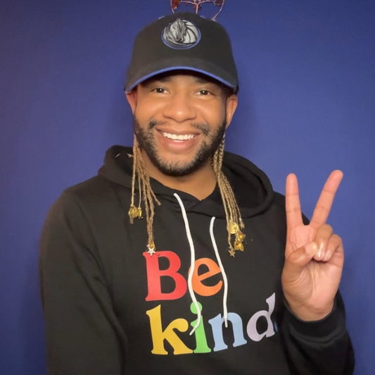 Be Kind Rainbow Pullover Fleece