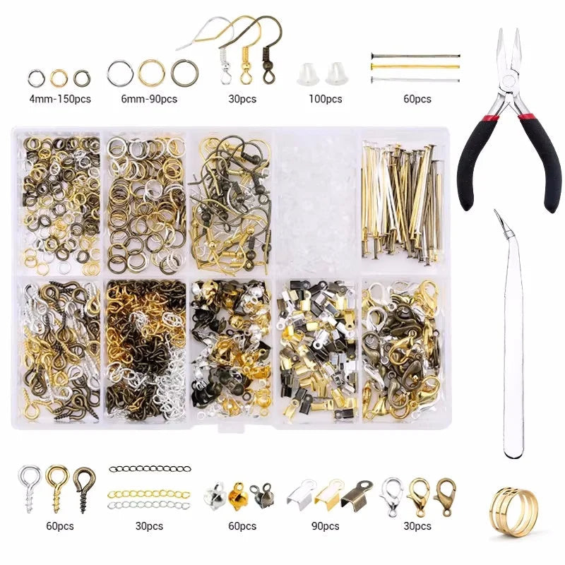 Jewelry Making Supplies Kit with Jewelry Making Tools Earring Charms Jewelry Wires Jewelry Findings Jewelry Making and Repair Creative Freedom Collective