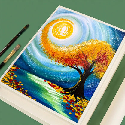 A4 30 Pages Paper Watercolor Book Hand-painted painting Book Fine Lines Water-Solube Color Art Supplies Creative Freedom Collective