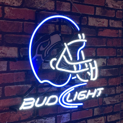 Seattle Seahawks Helmet Bud Light Neon Signs Neon Signs Land