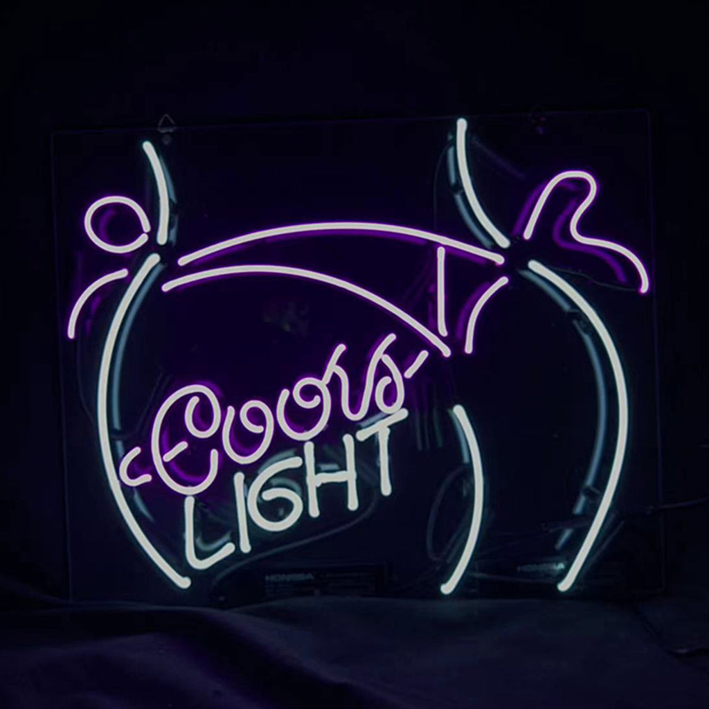 Sexy Girl Butt with Coors Light Neon Signs Light Neon Signs Land