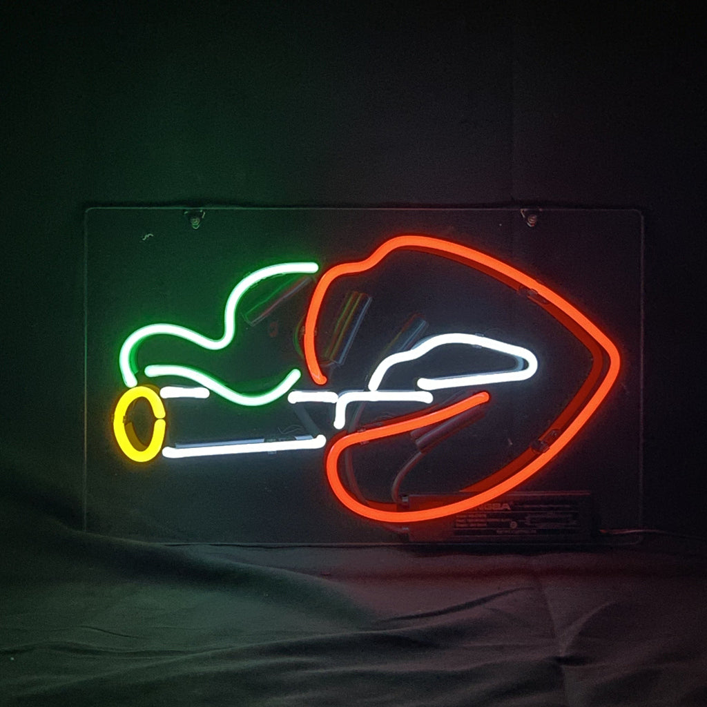 Sexy Smoking Red Lips Neon Light Sign Neon Signs Land