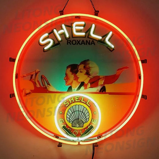Shell Gasoline Roxana Neon Signs Neon Signs Land