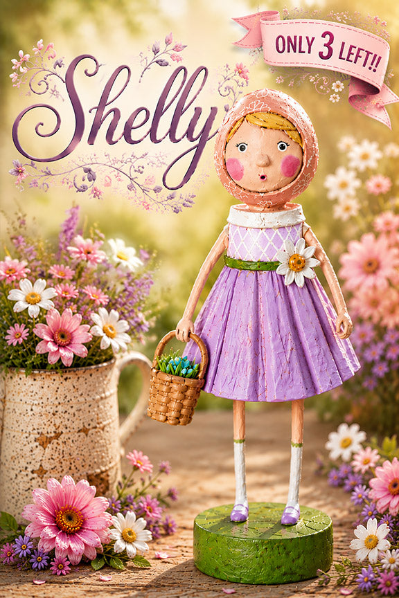 Shelly Easter Figurine by Lori Mitchell