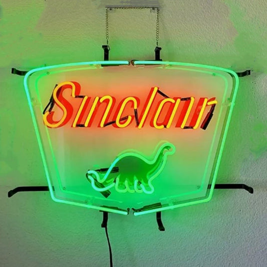 Sinclair Dino Gasoline Neon Signs Light Neon Signs Land