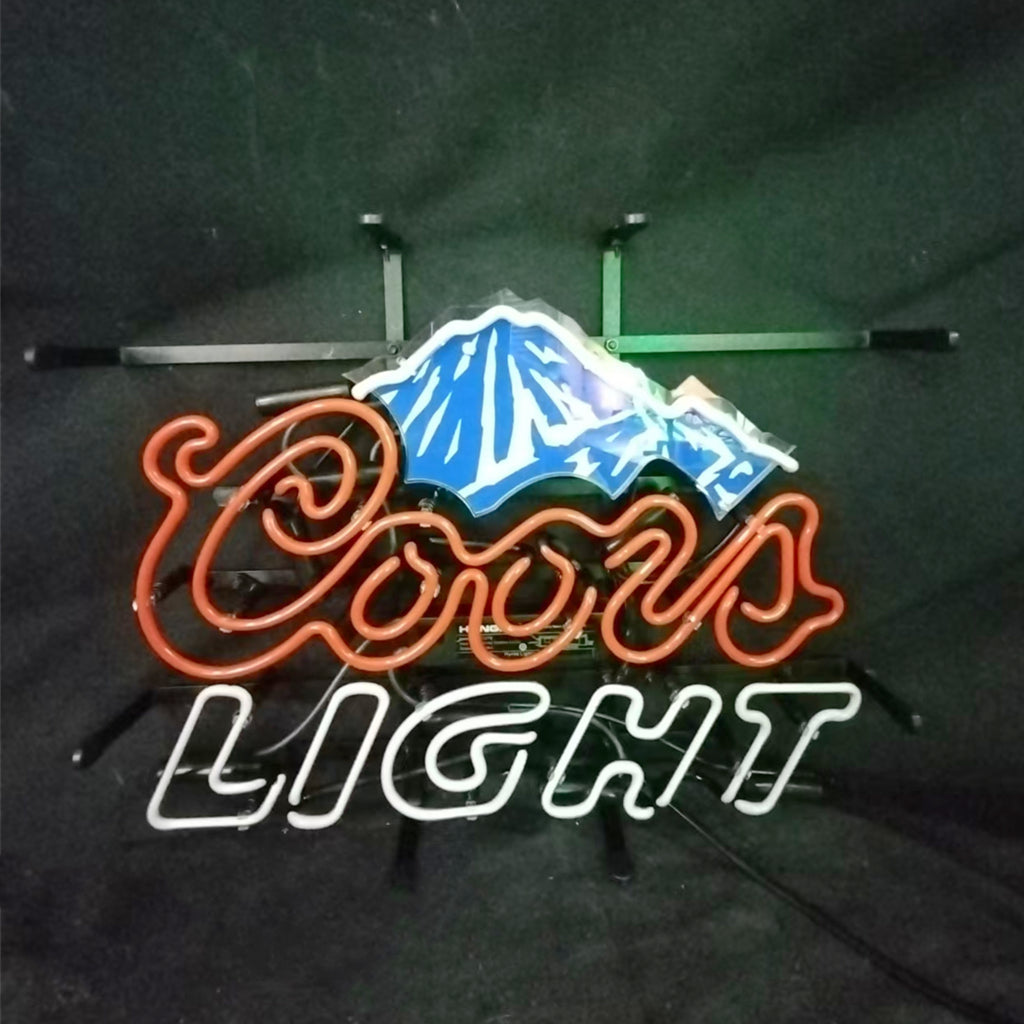 Coors Light Beer Outline Neon Signs Neon Signs Land