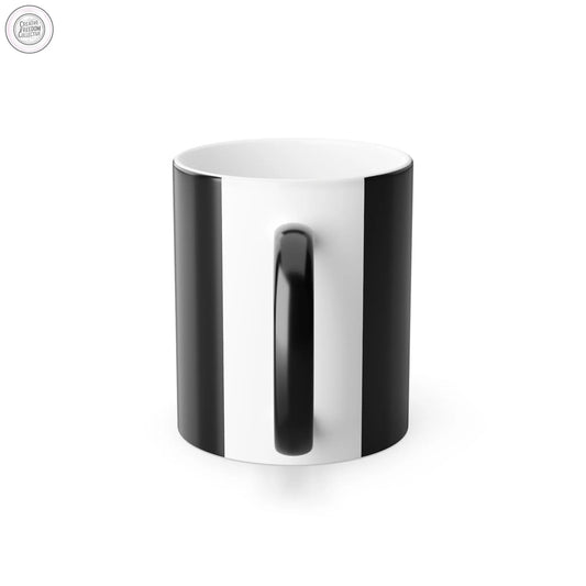 Spooky Beauties EAT Retro Diner Pin-Ups - Color Changing Mug Rose Meow