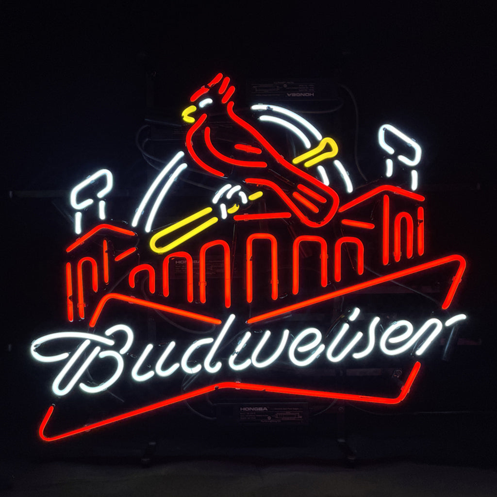 St.Louis Cardinals Stadium Budweiser Neon Signs Light Neon Signs Land